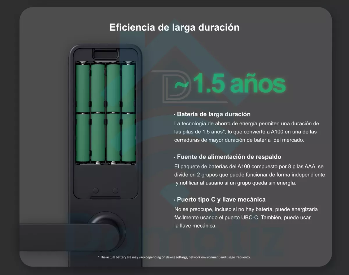 Cerradura A100 Zigbee - Imagen 6
